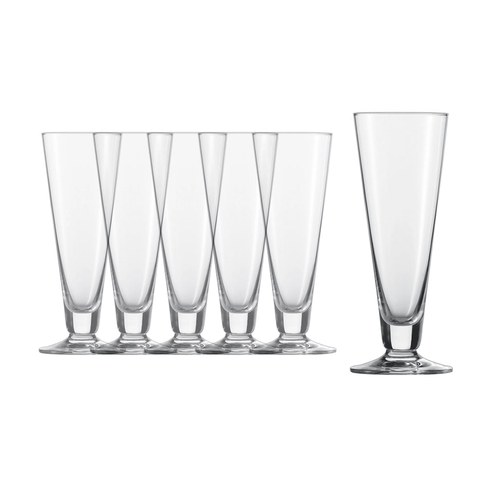 SET 6 VASOS CERVEZA PILSNER BEER  BASIC