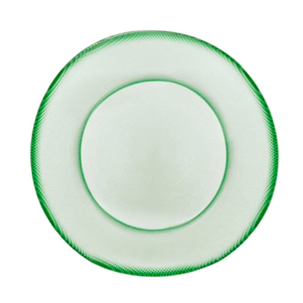 PLATO BASE VERDE BICOS