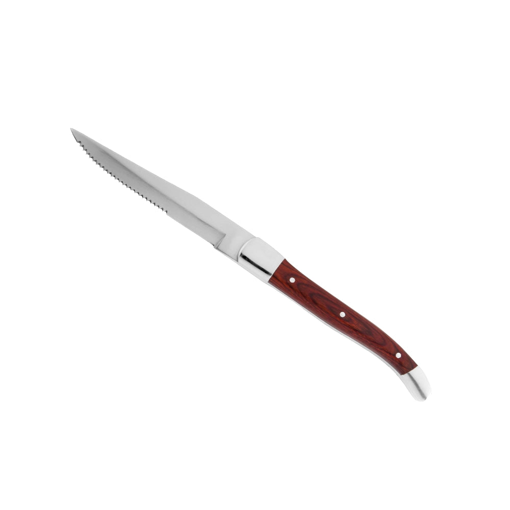 CUCHILLO STEAK DARK WOOD