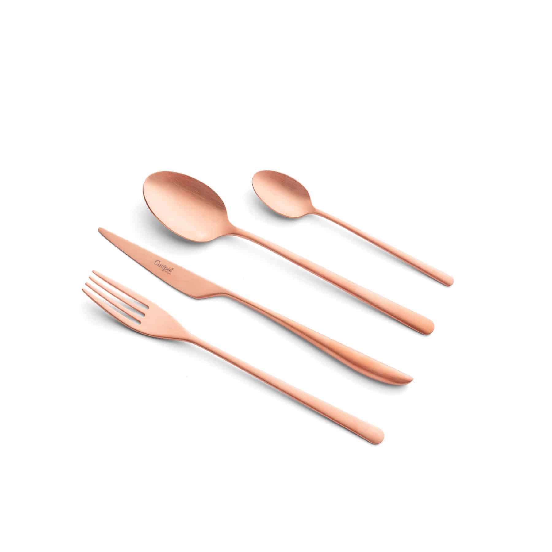 PUESTO 4 PIEZAS ICON MATTE COPPER