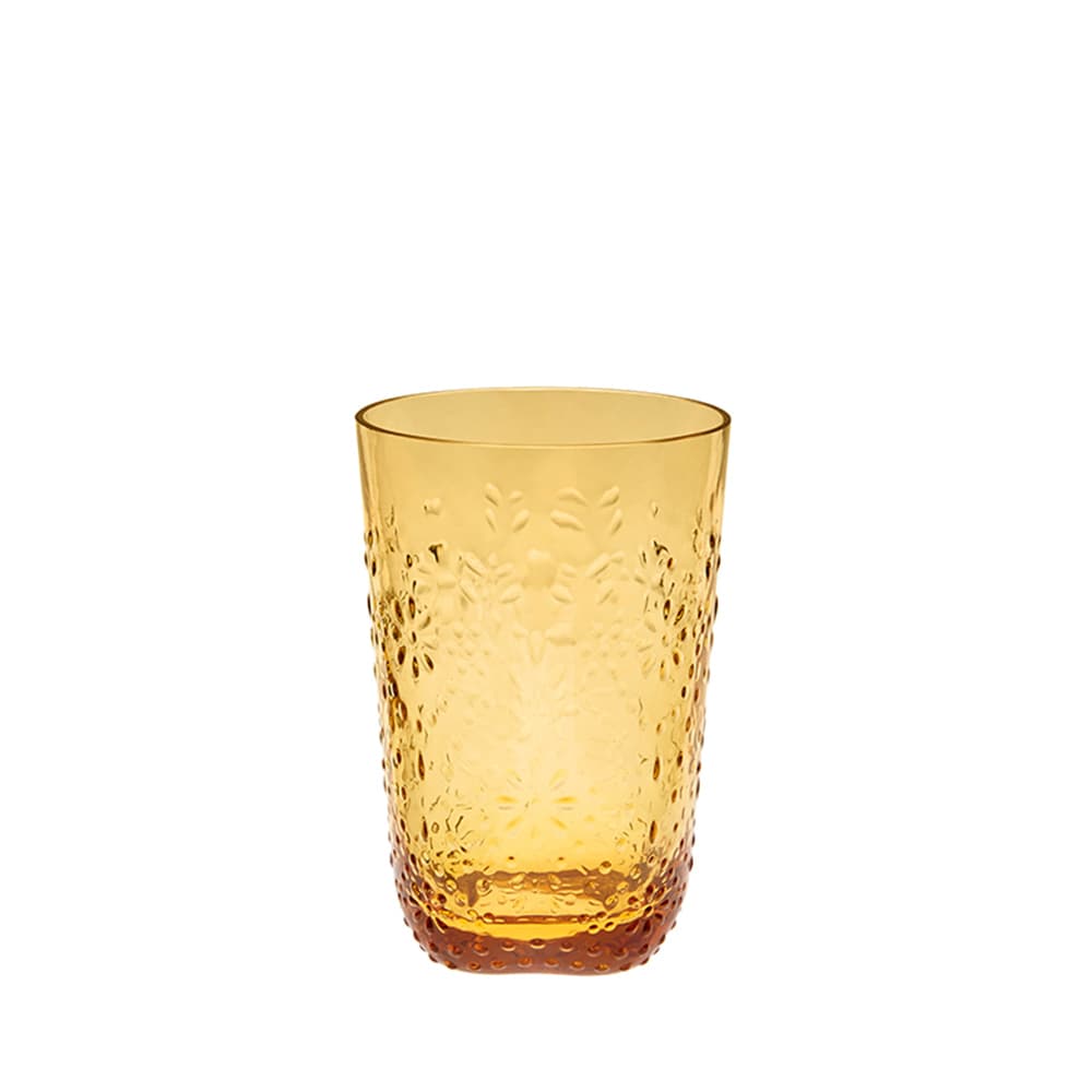 VASO MEDIO FLORAL AMBAR