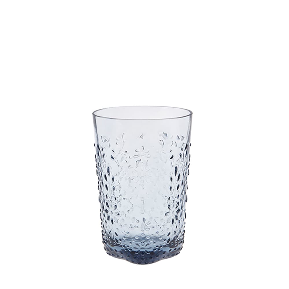 VASO MEDIO FLORAL CINZA