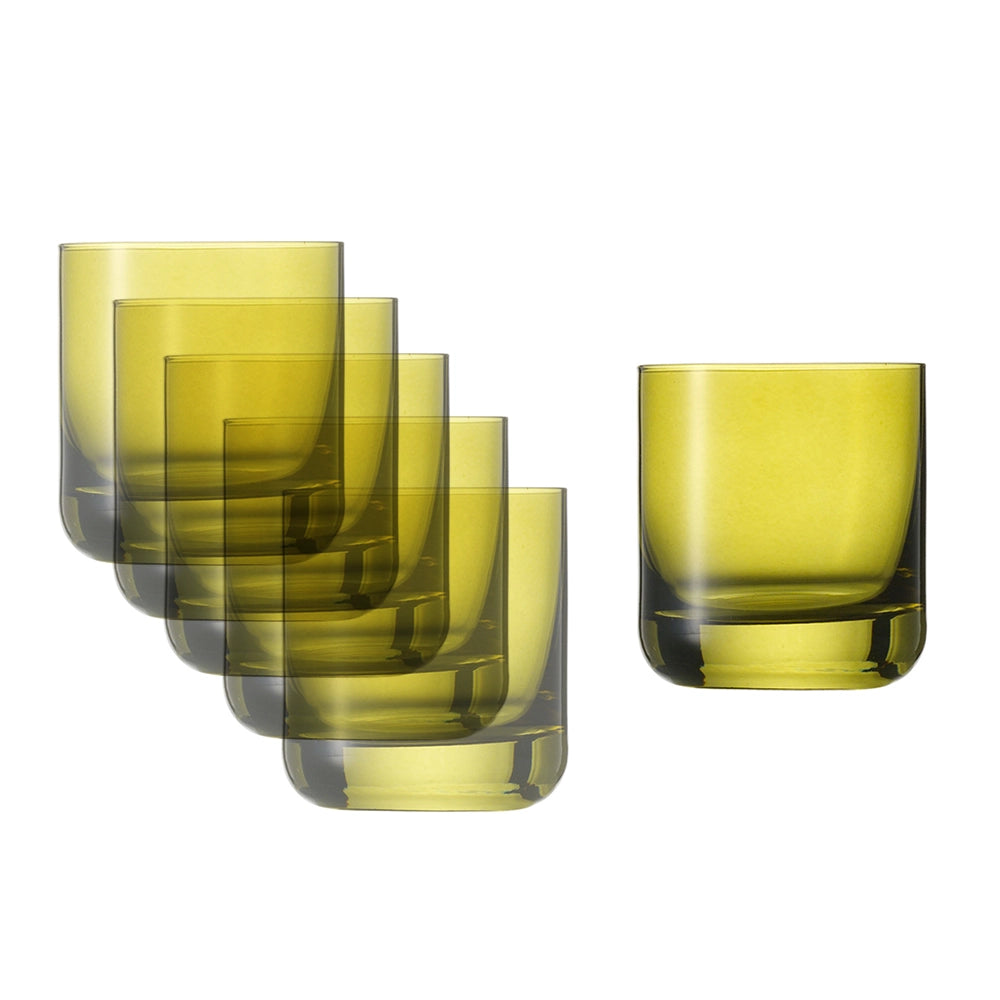 SET 6 VASOS WHISKY OLIVA SPOTS NEO