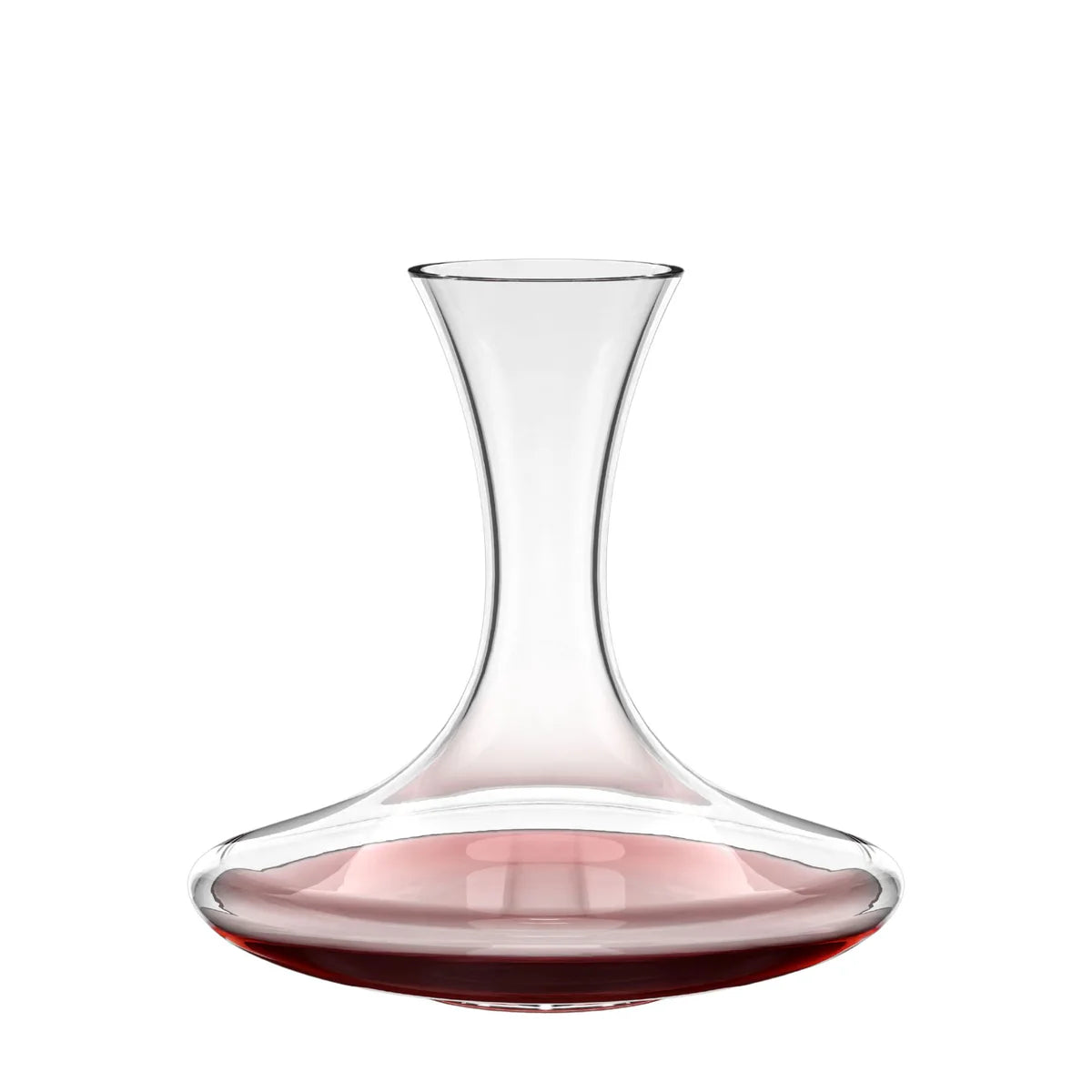 Vino tinto siendo decantado en Decanter Classic Stolzle Lausitz.