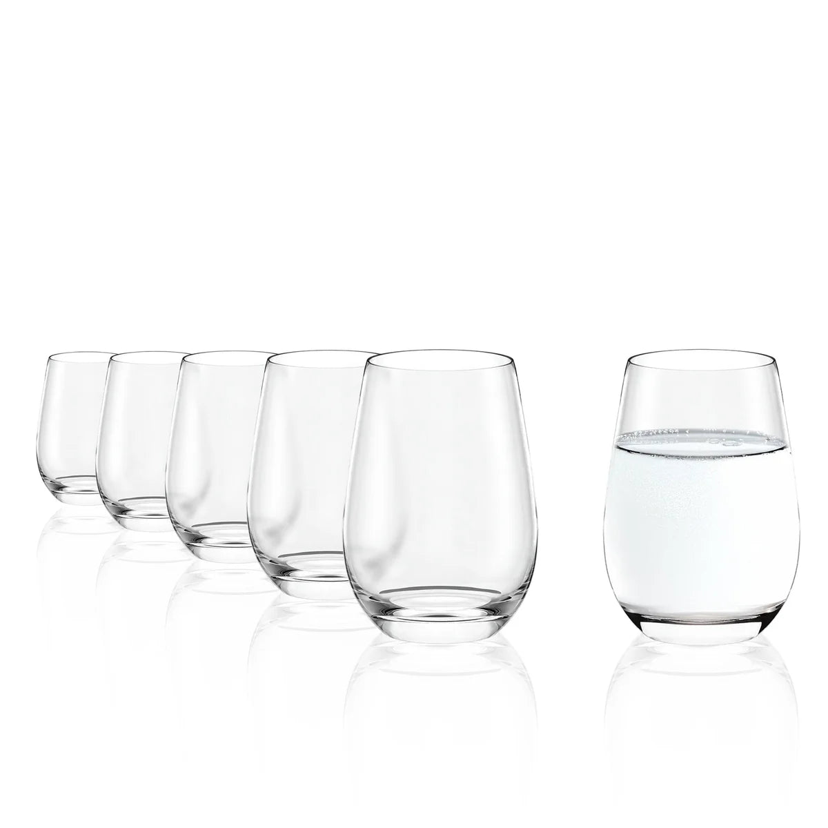 Juego de vasos multipropósito Event Stolzle Lausitz en fondo blanco