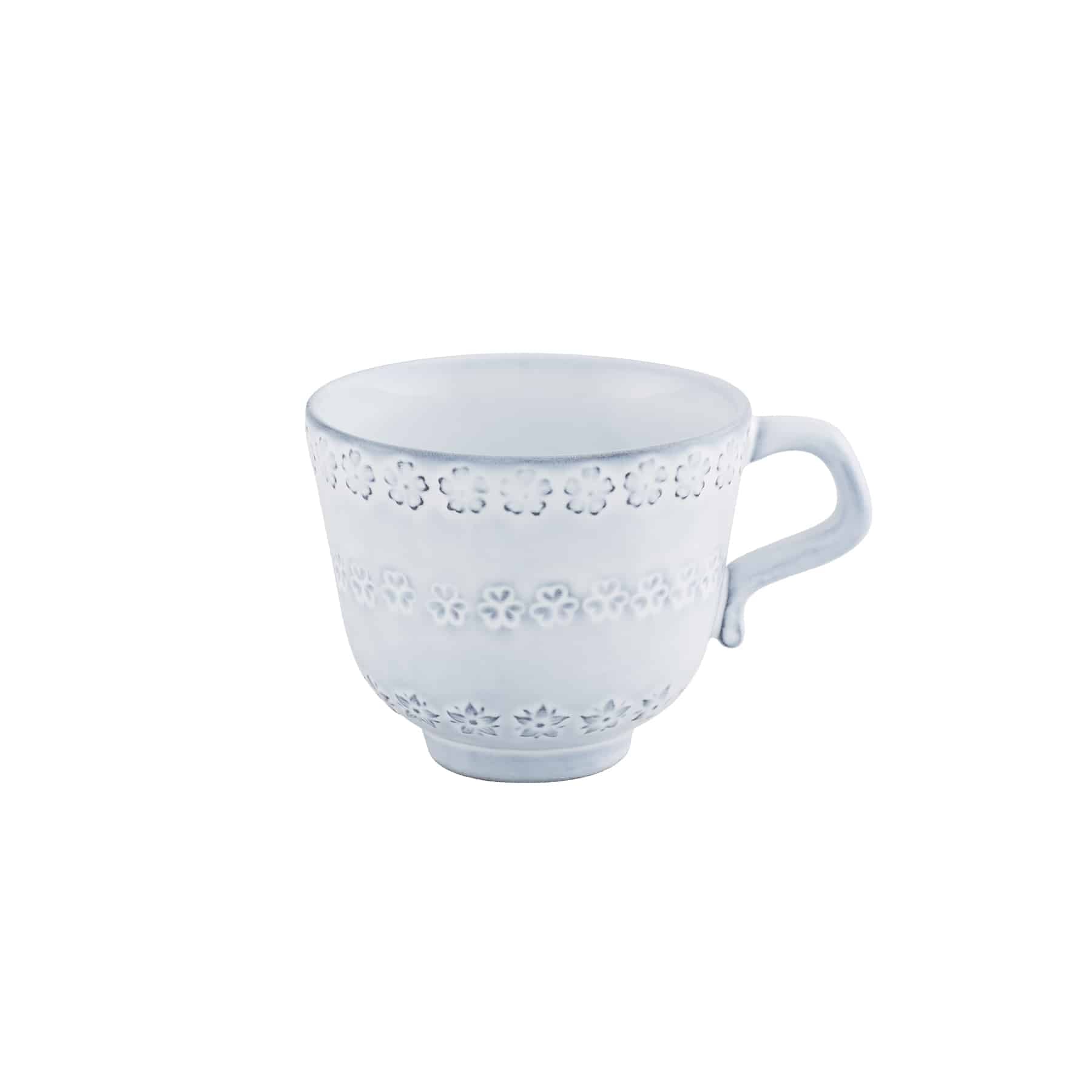 TAZA DE TÉ BLANCO ANTIQUE 	FLORA