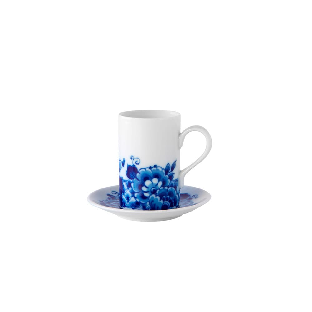 PLATO Y TAZA CAFÉ ESPRESSO BLUE MING