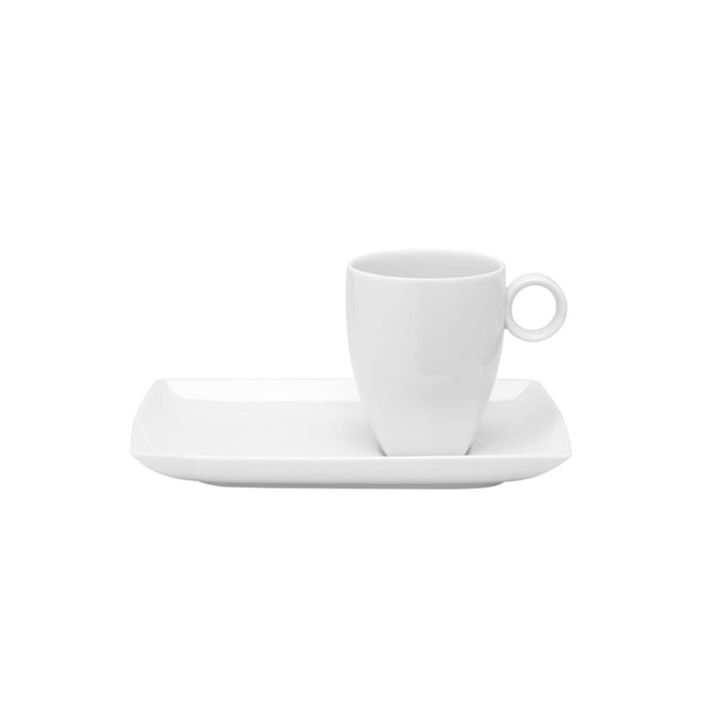 MUG Y PLATO ESPECIAL CARRE WHITE