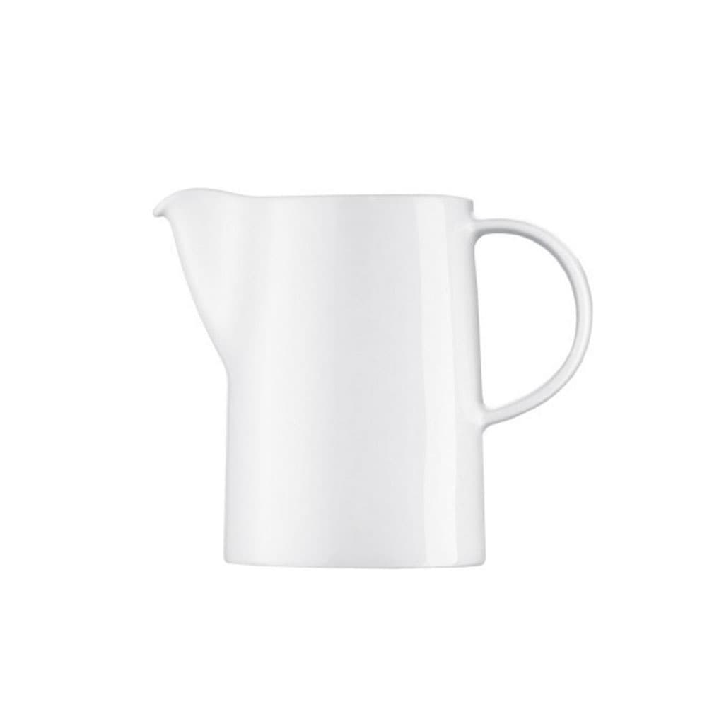 Jarra Cucina de porcelana blanca con diseño redondeado y elegante.