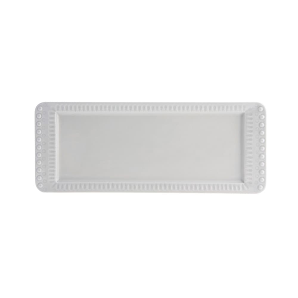 BANDEJA TORTA RECTANGULAR FANTASIA GRIS