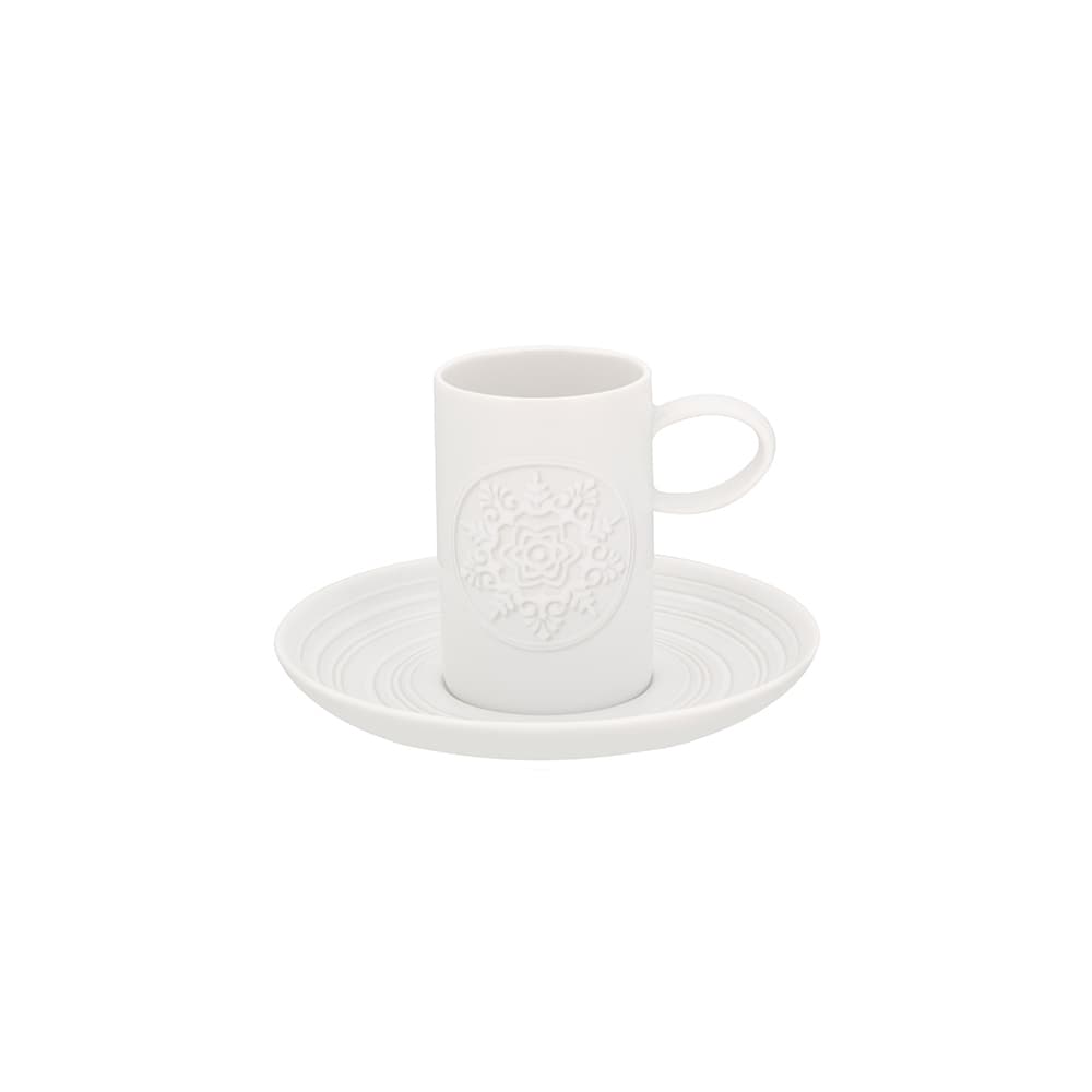 PLATO Y TAZA DE CAFÉ No. 5 ORNAMENT