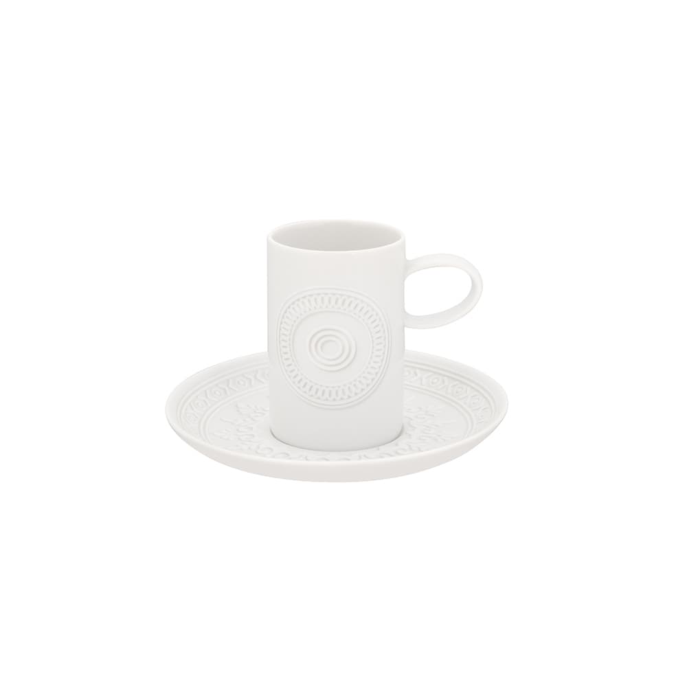 PLATO Y TAZA DE CAFÉ No. 6 ORNAMENT