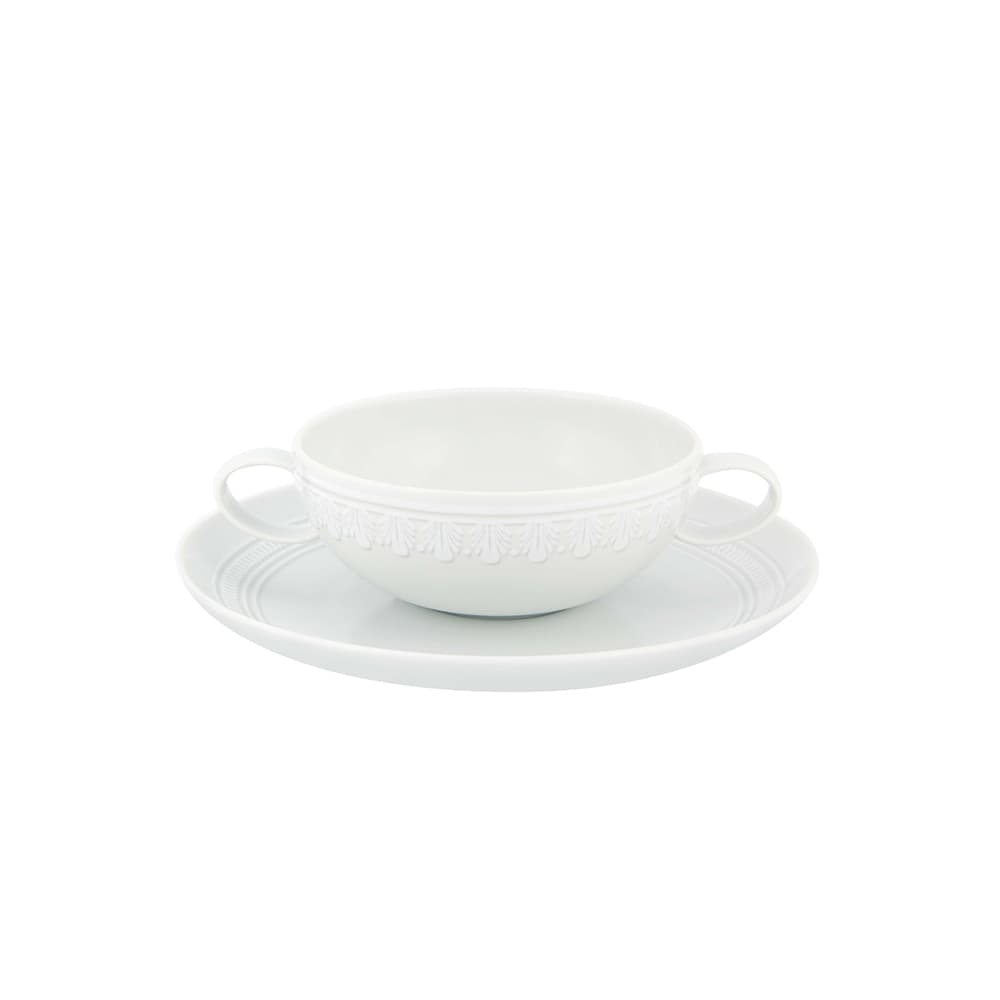 PLATO Y TAZA DE CONSOMÉ ORNAMENT