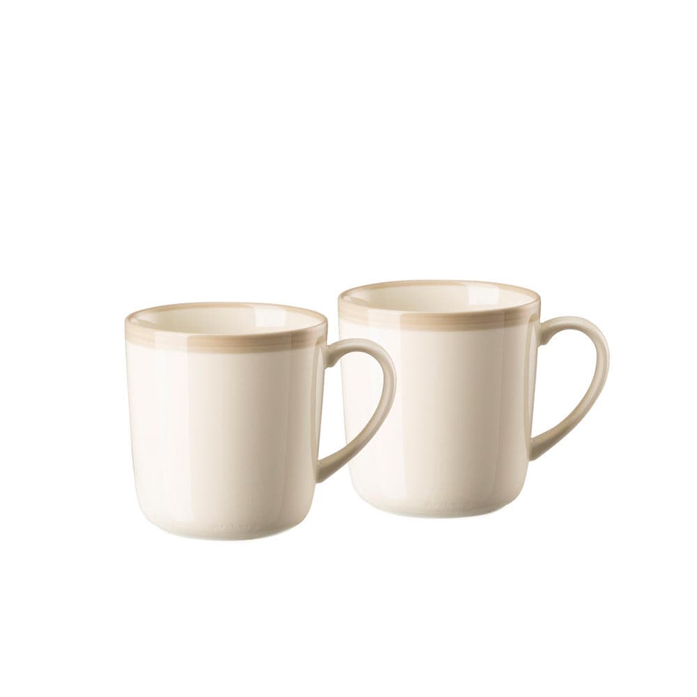 MUG SET X 2 STONE GREY