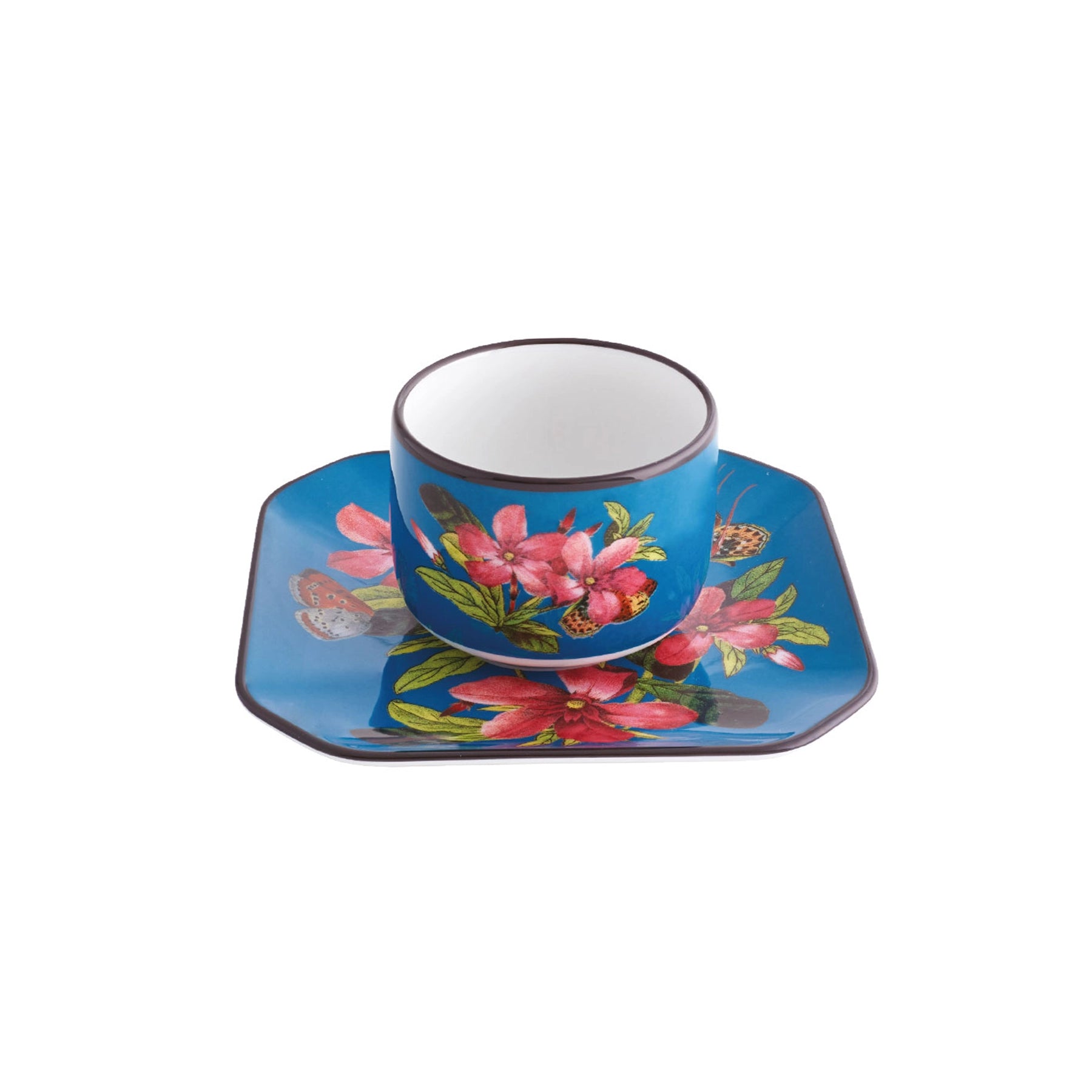 SET 4 PLATOS Y TAZAS DE CAFÉ FETE VOS JEUX