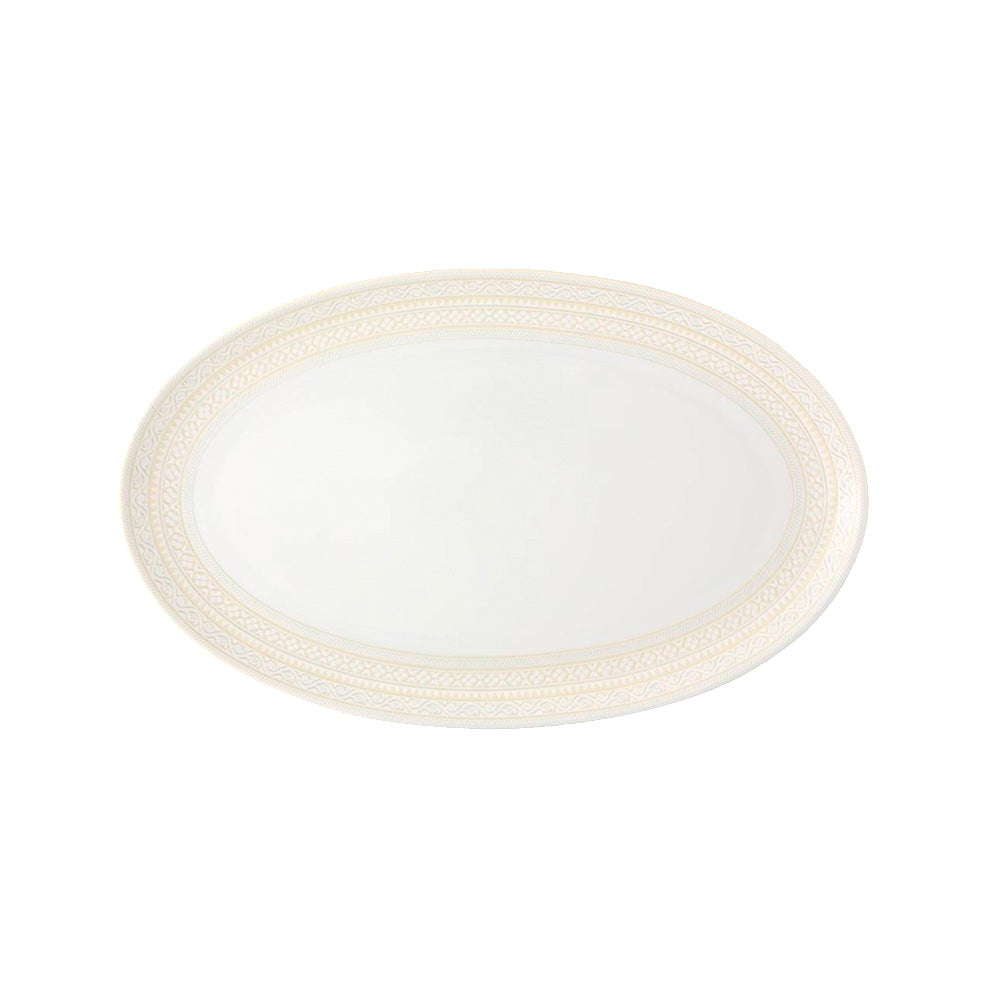 BANDEJA OVAL MEDIANA IVORY