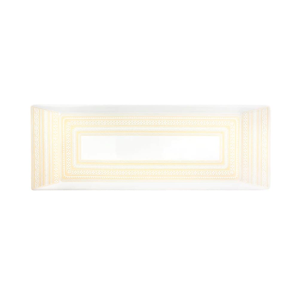 BANDEJA TORTA RECTANGULAR IVORY