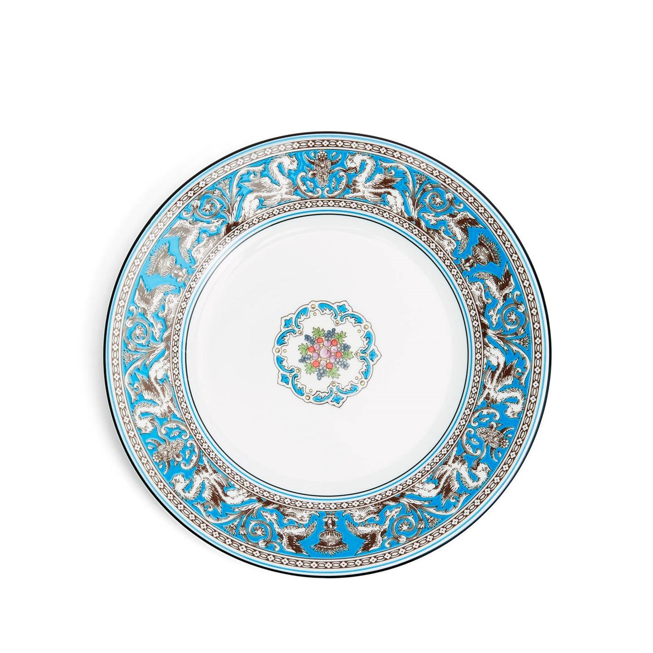 PLATO POSTRE FLORENTINE TURQUOISE