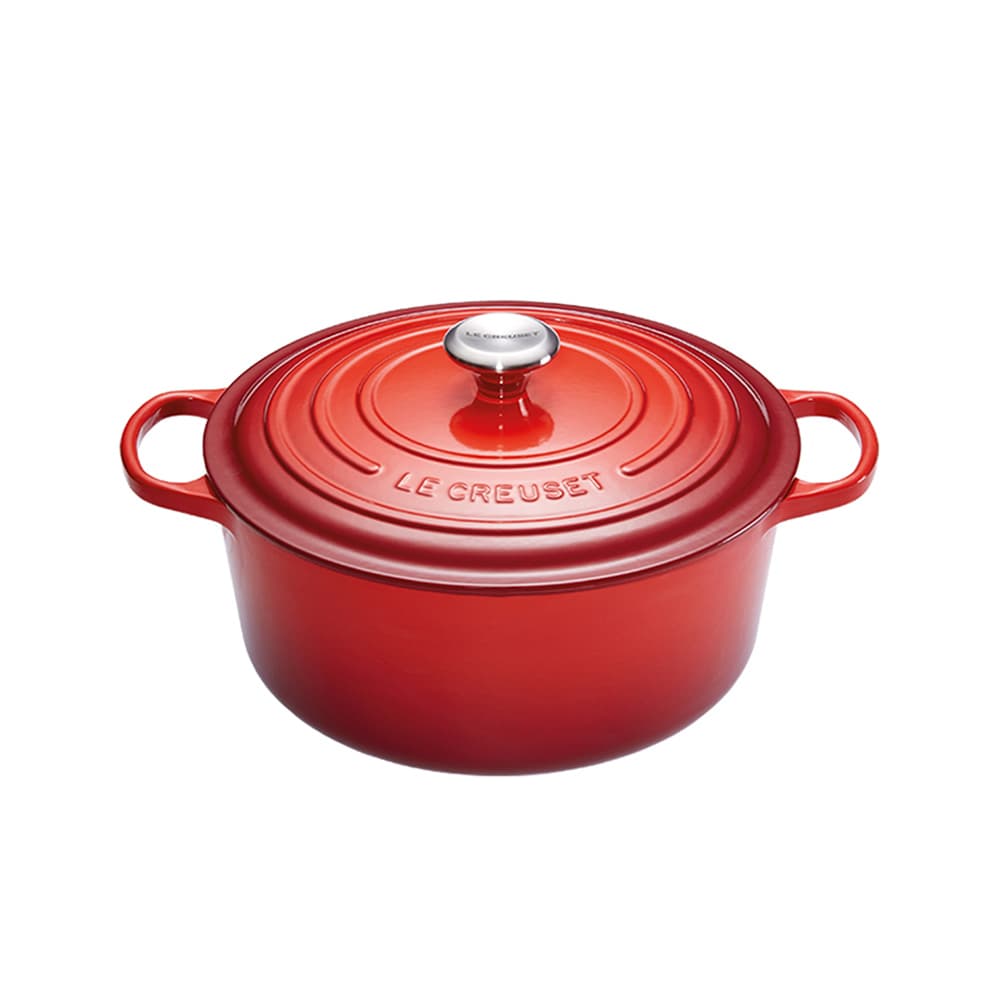 COCOTTE REDONDA 26CM CEREZA